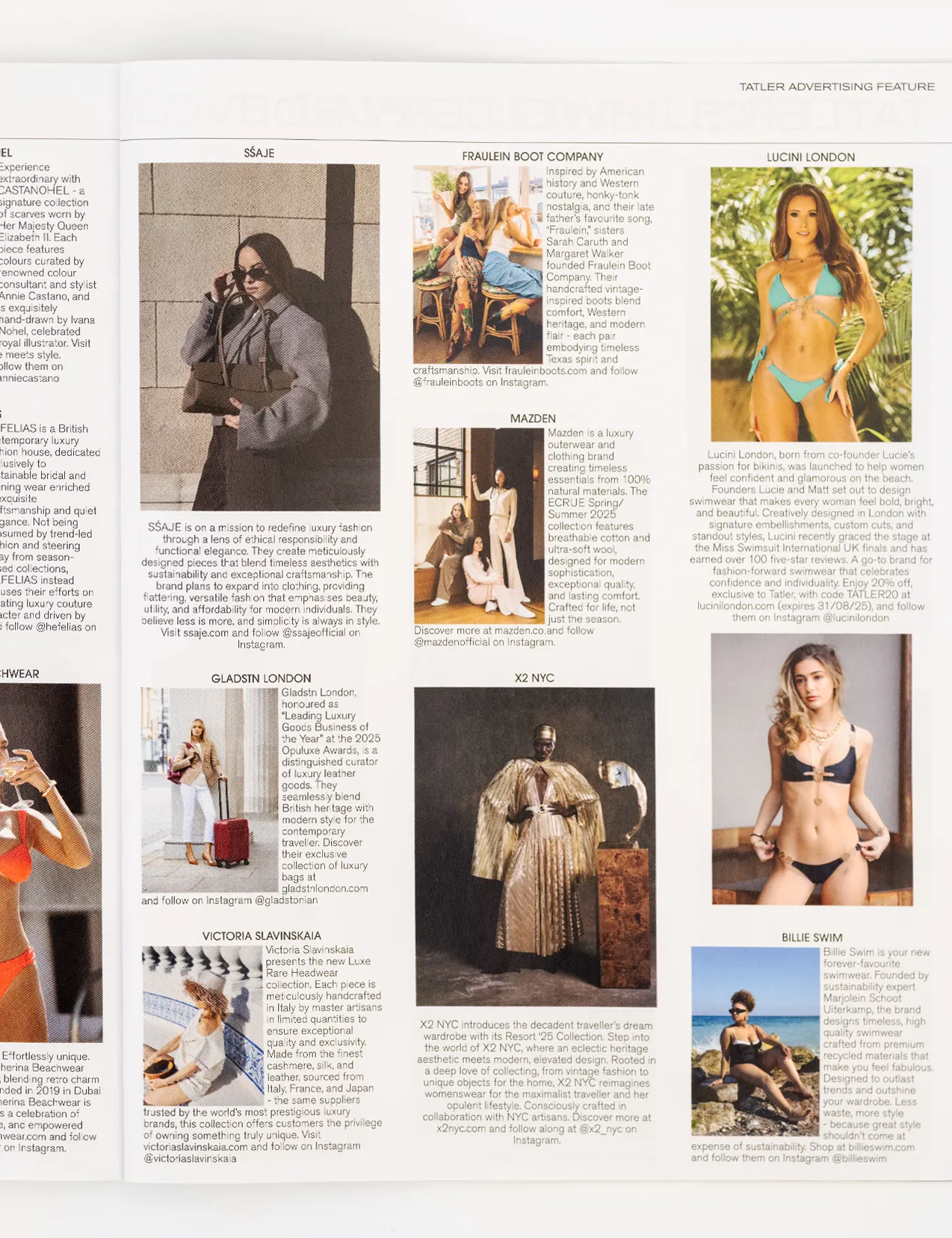 Summer Days in Tatler